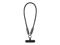 Lanyard Micers con cable de carga tipo C 60 W de poliéster, vista lateral