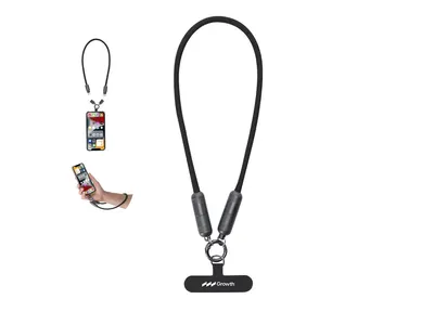 Lanyard con cable de carga tipo C 60 W personalizable