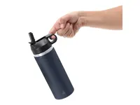 Botella térmica reciclada Gomery 500 ml con pajita de acero inox reciclado, detalle 1