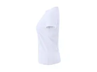 Camiseta de algodón Epika 150 g mujer en blanco de 100% algodón ring spun, single jersey 150 g/, detalle 1