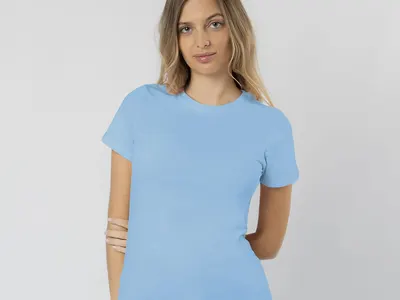 Camiseta de algodón Epika 150 g mujer en colores personalizable