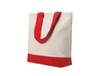 Bolsa de canvas Heleta 280 g con bolsillo interior de canvas 280 g/ m2, vista lateral