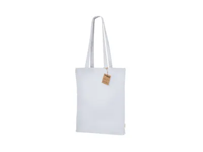 Bolsa de canvas orgánico Enarak 270 g con fuelle personalizable