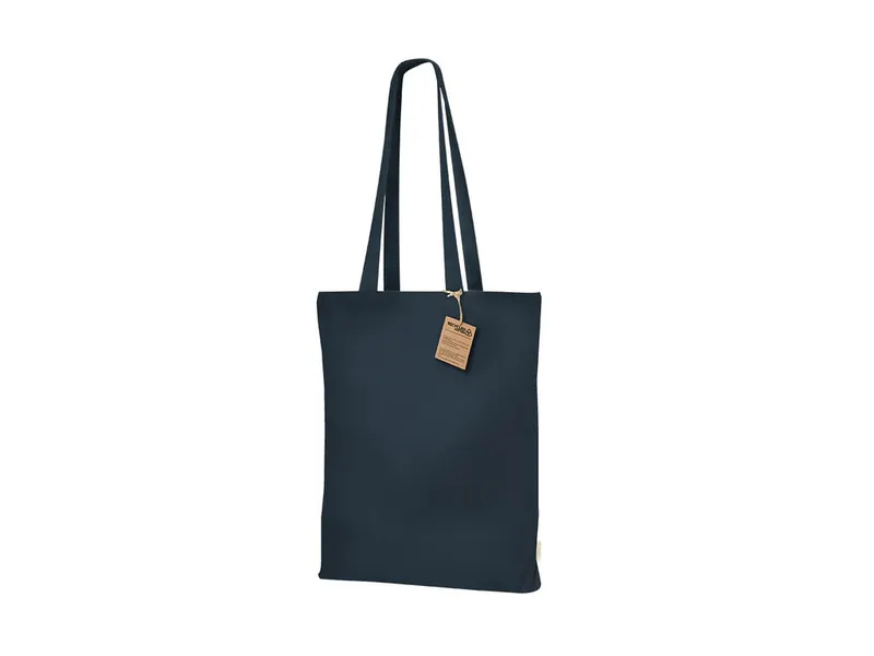 Bolsa de canvas orgánico Enarak 270 g con fuelle en marino de canvas orgánico 270 g/ m2, vista frontal