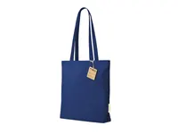 Bolsa de canvas orgánico Enarak 270 g con fuelle de canvas orgánico 270 g/ m2, vista lateral