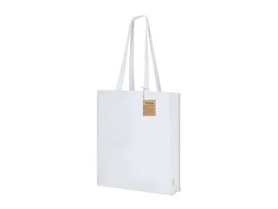Bolsa de algodón orgánico Noban 220 g con fuelle personalizable