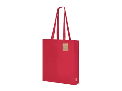 Bolsa de algodón orgánico Noban 220 g con fuelle personalizable