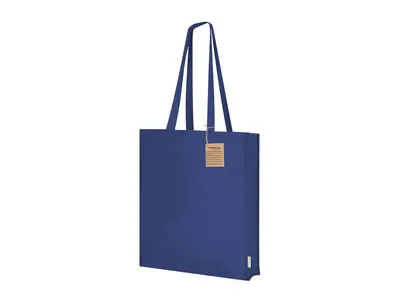 Bolsa de algodón orgánico Noban 220 g con fuelle personalizable