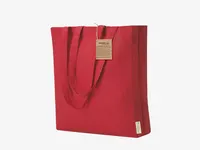 Bolsa de algodón orgánico Noban 220 g con fuelle de algodón orgánico 220 g/ m2, detalle 1