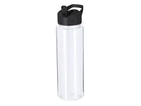 Bidón de RPET Elosok 750 ml con pajita de RPET, vista lateral