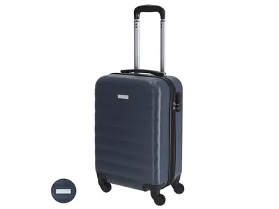 Trolley ABS rígido 4 ruedas compartimentos personalizable