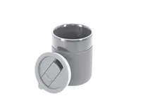 Vaso de cerámica Balmir 330 ml con funda de silicona de cerámica, vista lateral