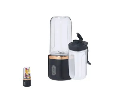 Licuadora portátil Kalact con 2 vasos de 400 ml personalizable