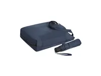 Paraguas plegable de RPET Escan Ø 100 cm con bolsa 2 en 1 de bolsa plegable y paraguas pongee 190T RPET, detalle 5