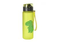 Bidón de tritán Grinor 500 ml tapa con resorte de tritan, vista lateral