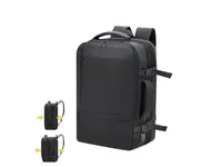 Mochila expandible de viaje PU Forin 17 pulgadas USB de PU, vista frontal