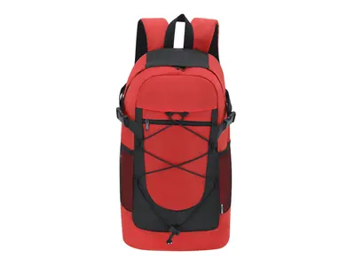 Mochila de nylon reciclado Zaroc ripstop cuerda elástica personalizable
