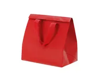 Bolsa nevera non woven laminado Luzan 6 l con velcro de non-Woven laminado/ aluminio, vista lateral