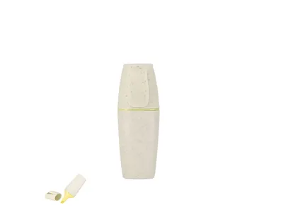 Marcador fluorescente de caña de trigo con clip personalizable