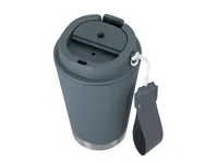 Vaso térmico de acero y PP reciclados Acuma 300 ml con asa de PP reciclado/ base acero inox reciclado, detalle 2