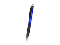 Bolígrafo de ABS Kalfit grip goma pulsador, vista lateral