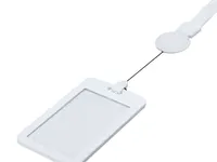 Identificador lanyard extensible Berbom con portatarjetas de poliéster/ ABS, detalle 1