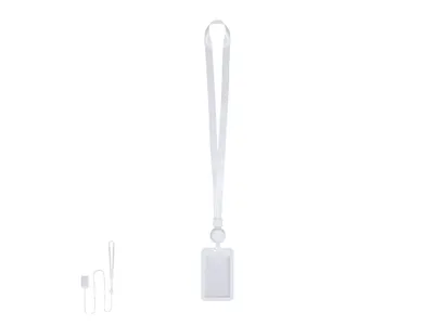 Identificador lanyard extensible con portatarjetas personalizable