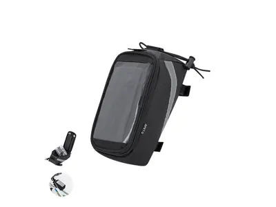 Bolsa de bici RPET 600D táctil con reflectantes personalizable