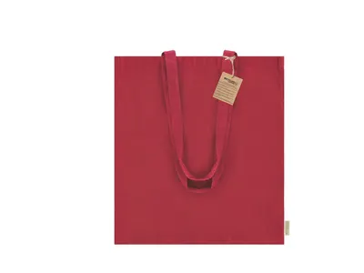 Bolsa de algodón reciclado Tayon 140 g asas 70 cm personalizable