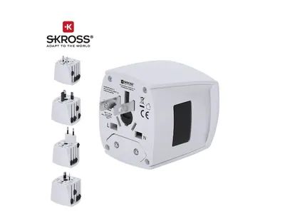 Adaptador de viaje universal compacto personalizable