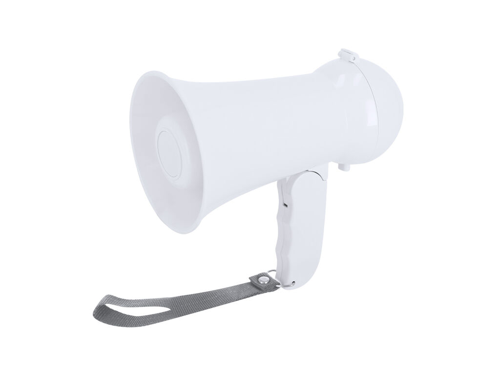 Megáfono plegable Noloen en color blanco