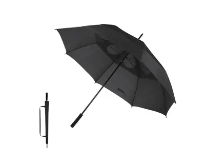 Paraguas de RPET Narnor manual Ø 130 cm con funda personalizable