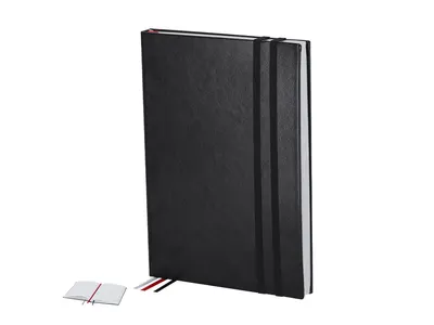 Bloc A5 de PU reciclada y RPET, 128 hojas personalizable