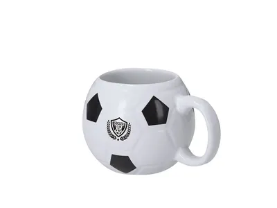 Taza de cerámica Hindy balón de fútbol 440 ml personalizable