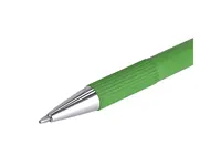 Bolígrafo de aluminio reciclado mate Napiro empuñadura ABS de aluminio reciclado, detalle 3