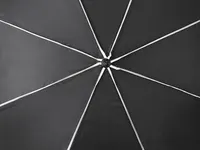 Paraguas de RPET Savilar antiviento Ø 120 cm reflectante de pongee 190T RPET, detalle 2