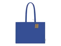 Bolsa de algodón reciclado Tremul 220 g con fuelle de algodón reciclado/ poliéster RPET 220 g/ m2, detalle 10