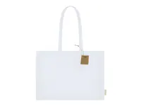 Bolsa de algodón reciclado Tremul 220 g con fuelle de algodón reciclado/ poliéster RPET 220 g/ m2, detalle 5