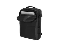 Mochila de viaje PU Garnep con bomba de vacío de PU, vista lateral
