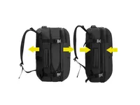 Mochila de viaje PU Garnep con bomba de vacío de PU, detalle 3