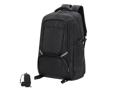 Mochila de nylon reciclado Zurut 420D reflectante personalizable