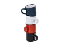 Taza de cerámica Ridot vintage 85 ml bicolor de cerámica, vista lateral