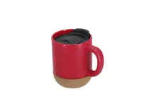 Taza de cerámica Shivak 330 ml térmica base de corcho de cerámica/ corcho, vista frontal