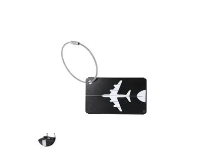 Identificador de maleta forma de avión Hekla personalizable