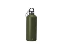Botella térmica de acero reciclado Angkor 500 ml mosquetón de acero inox reciclado, vista frontal