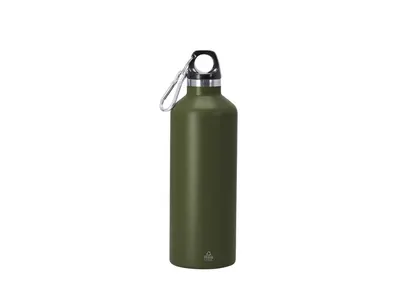 Botella térmica de acero reciclado Angkor 500 ml mosquetón personalizable