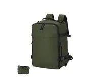 Mochila multifunción de RPET Zagros 600D cabina de poliéster 600D RPET, vista frontal