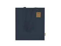 Bolsa de algodón reciclado Lovarin 140 g con fuelle y 8 kg de algodón reciclado/ poliéster RPET 140 g/ m2, detalle 1