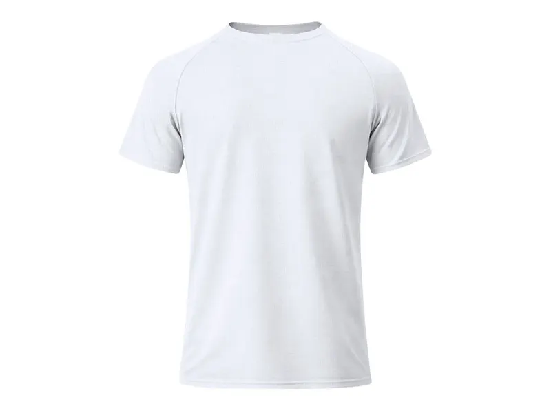 Camiseta técnica waffle Cocker 135 g niño en blanco de 100% poliéster waffle interlock 135 g/ m2, vista frontal