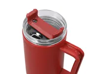 Jarra térmica de PP reciclado Gabrion 900 ml con pajita de PP reciclado, detalle 1
